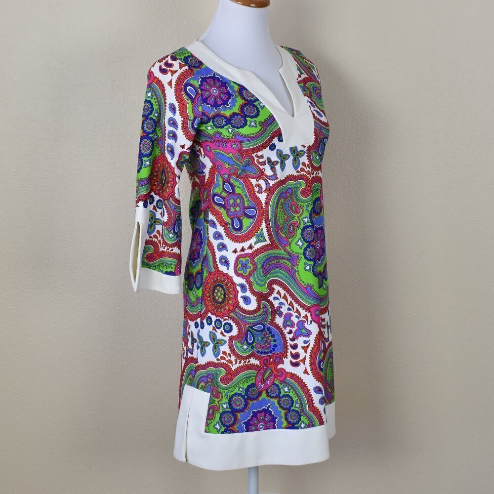 Jude Connally HOLLY Paisley Floral Tunic Dress - XS - Picture 8 of 9